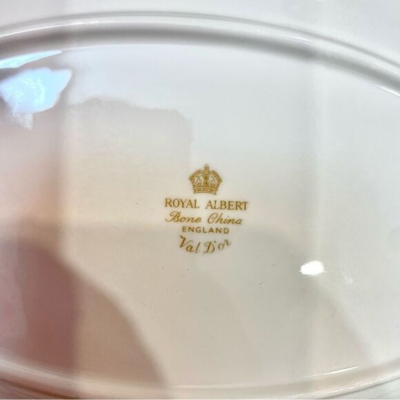 Royal Albert Bol D’or Gravy Boat & Underplate Bone China England Vintage - Picture 4 of 10